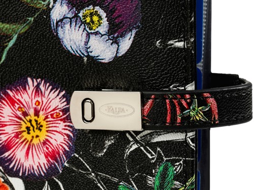 Organizer Kalpa Personal inclusief agenda 2026-2027 7dagen/2pagina's bloemenzee zwart-2