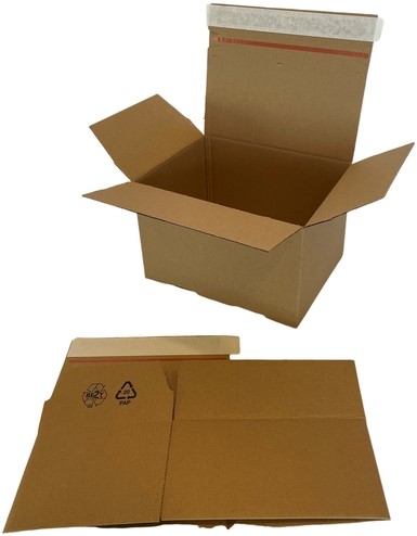 Quickbox IEZZY 400x260x250mm B-golf bruin 10 stuks-2