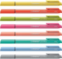 Viltstift STABILO pointMax 488/8 medium assorti pastel etui à 8 stuks-3