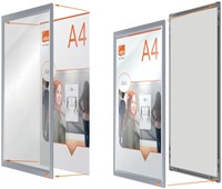 Kliklijst Nobo Impression Pro A4 zilver-1