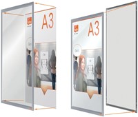 Kliklijst Nobo Impression Pro A3 zilver-3