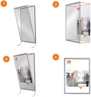 Kliklijst Nobo Impression Pro A3 zilver-1