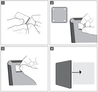 Weekplanner Nobo transparant acryl A4-9