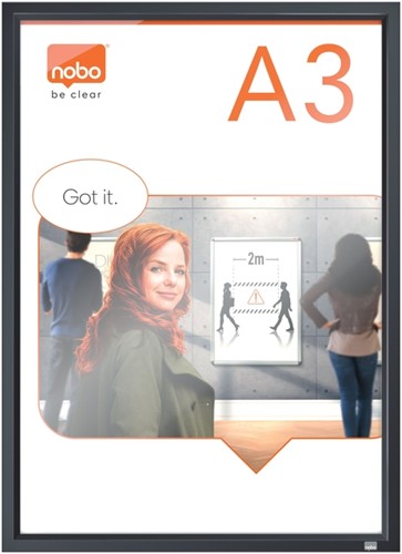 Kliklijst Nobo Impression Pro A3 zwart-6