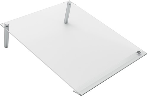 Notitiebord Nobo transparant acryl schuin A4