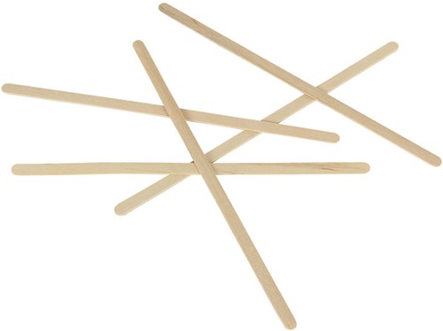Roerstaafje IEZZY 140mm hout 1000 stuks-3