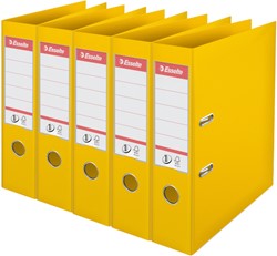 Ordner Esselte No 1 Power PP 75 mm geel 5 stuks