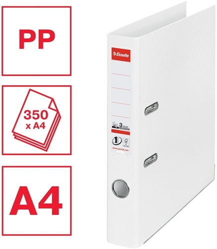 Ordner Esselte No 1 Power PP 50mm wit 5 stuks-6