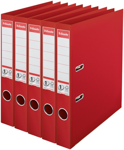 Ordner Esselte No 1 Power PP 50 mm rood 5 stuks