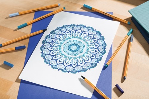 Fineliner STABILO point 88/95 fijn middelkoud grijs-1