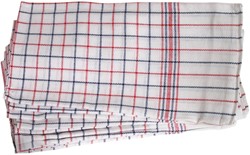 Theedoek Cleaninq nationale ruit 65x65cm 6 stuks