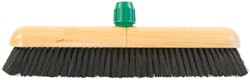 Zaalbezem Cleaninq gemengd haar met steelhouder 40cm