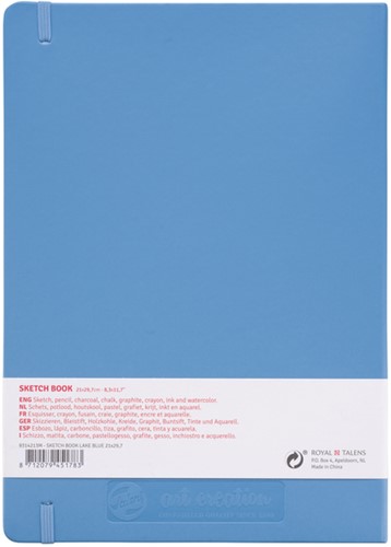 Schetsboek Talens Art Creation 80 witte vellen 140gr 210x300mm blauw-2