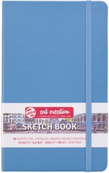 Schetsboek Talens Art Creation 80 witte vellen 140gr 130x210mm blauw