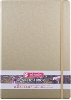 Schetsboek Talens Art Creation 80 witte vellen 140gr 210x300mm witgoud