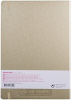 Schetsboek Talens Art Creation 80 witte vellen 140gr 210x300mm witgoud-2