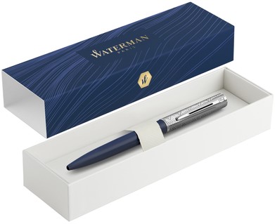 Balpen Waterman Allure DeLuxe blue fijn-3