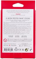 Verfstift Bruynzeel Kids assorti neon 6 stuks-3