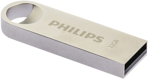 USB stick 2.0 Philips Moon USB-A 32GB zilver