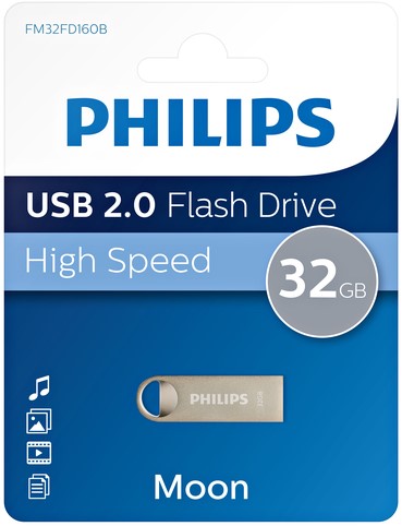 USB stick 2.0 Philips Moon USB-A 32GB zilver-3