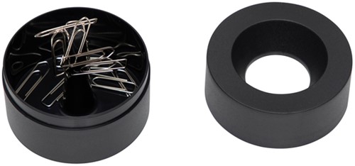 Papercliphouder MAULpro magnetisch recycled Ø73x60mm zwart-3