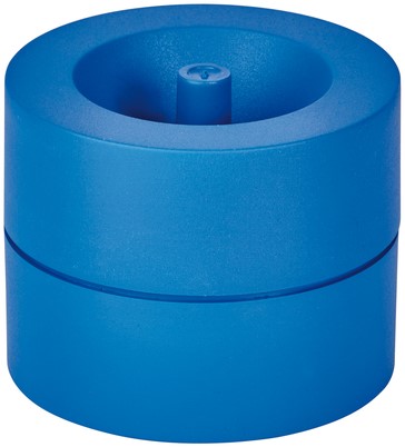 Papercliphouder MAULpro magnetisch recycled Ø73x60mm blauw