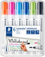 Whiteboardmarker Staedtler Lumocolor 351 set à 6 stuks fun assorti