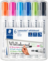 Whiteboardmarker Staedtler Lumocolor 351 set à 6 stuks fun assorti