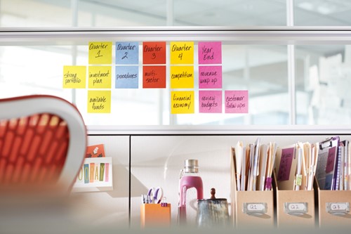 Memoblok Post-it 654 Super Sticky 76x76mm roze 90 vel-2
