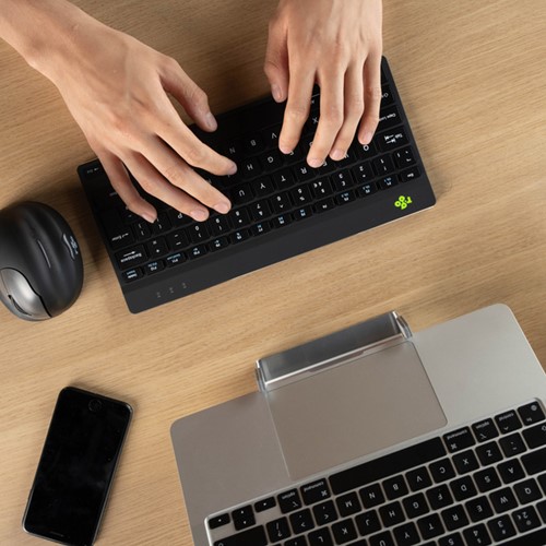 Toetsenbord R-Go Ergonomisch Compact Break QWERTY zwart-4