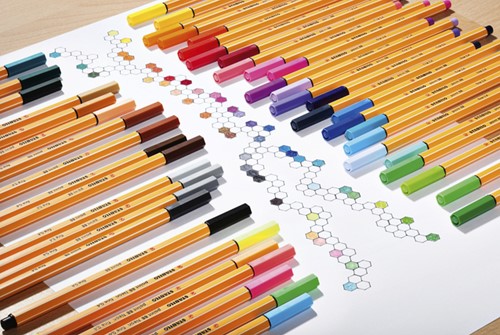 Fineliner STABILO point 88/66 Arty fijn assorti blik à 66 stuks-2