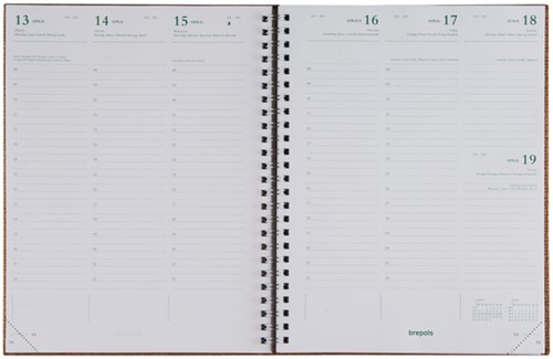 Agenda 2026 Brepols Ecotiming Kazar 7dagen/2pagina's spiraal assorti-2