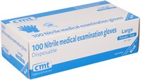 Handschoen CMT L nitril blauw 100 stuks