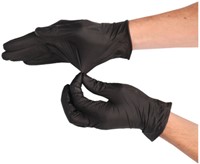Handschoen CMT L soft nitril zwart 100 stuks-1