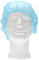 Haarnet CMT bouffant non-woven L 53cm PP blauw 100 stuks