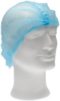 Haarnet CMT clip non-woven L 53cm met detectie strip PP blauw 100 stuks-3