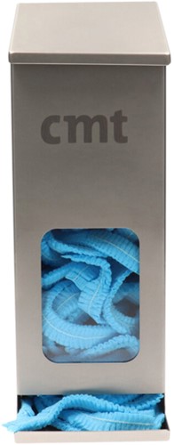 Haarnet CMT clip non-woven L 53cm PP blauw 100 stuks-3