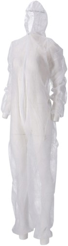 Overall CMT XL non-woven ritssluiting PP wit 50 stuks-2