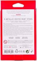 Verfstift Bruynzeel Kids assorti metallic 6 stuks-2