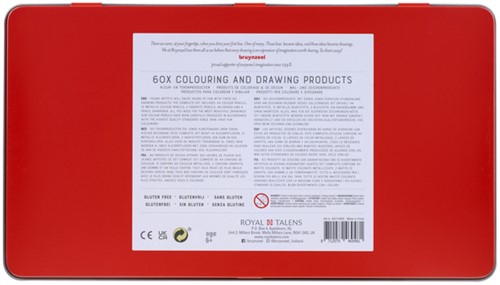 Tekenset Bruynzeel Creatives jonge kunstenaars blik à 60 delen-3