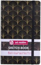 Schetsboek Talens Art Creation 80 witte vellen 140gr 130x210mm art deco