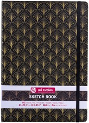Schetsboek Talens Art Creation 80 witte vellen 140gr 210x297mm art deco