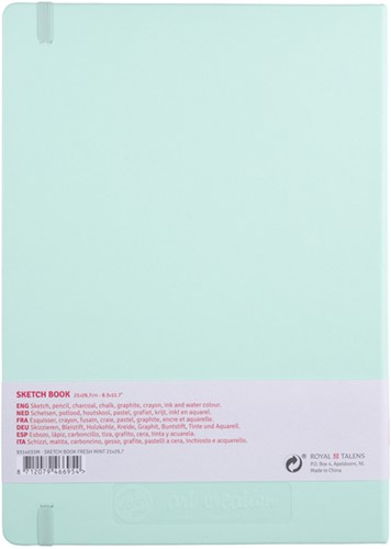 Schetsboek Talens Art Creation 80 witte vellen 140gr 210x297mm frisse munt-2