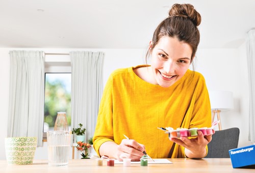 Schilderen op nummers CreArt H is voor Happy-2