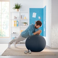 Actieve zitbal Leitz Ergo Cosy 65cm donkergrijs-10