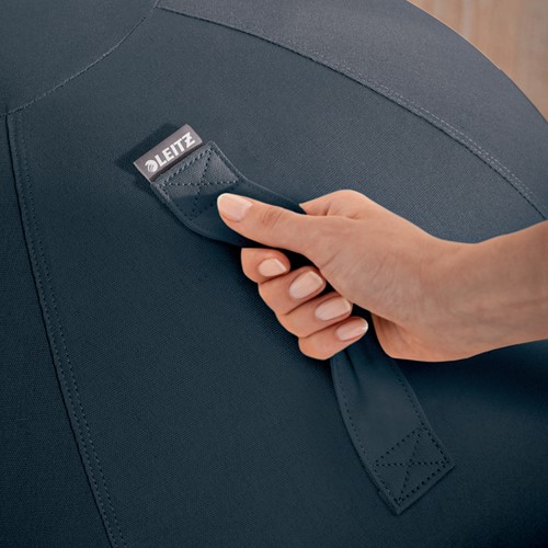 Actieve zitbal Leitz Ergo Cosy 65cm donkergrijs-3