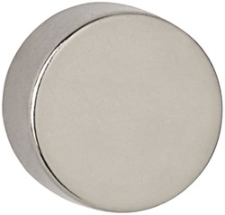 Magneet MAUL Neodymium rond 15x10mm 8kg 4 stuks