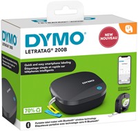 Labelprinter Dymo LetraTag 200B draagbaar bluetooth 12mm zwart-3