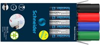 Whiteboardmarker Schneider Maxx 290 rond 2-3mm assorti 3+1 gratis