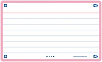 Flashcard Oxford 2.0 75x125mm 80 vel 250gr lijn roze